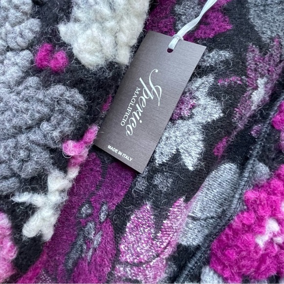 Iperico Italy Open Cardigan Wrap Knit Sweater OS wool blend new with tags - Picture 3 of 6